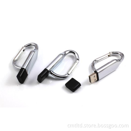 Metal Promotional Custom USB Flash Drive Hook M Style Carabiner (MT002)